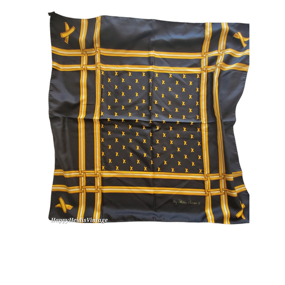 Paloma Picasso Accessories - Paloma Picasso Kisses Square Silk Scarf